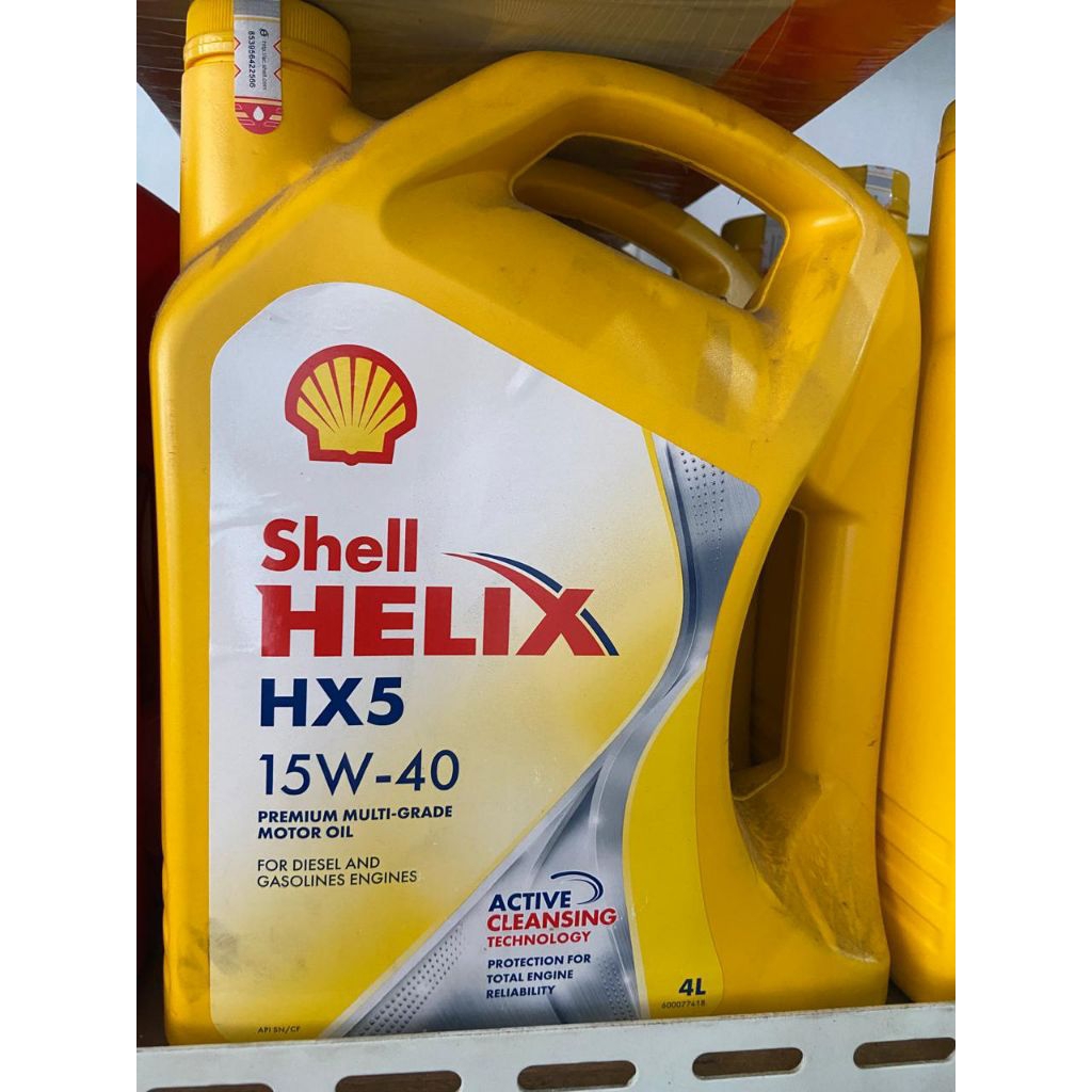 Oli mesin Shell helix HX5 15w40 -  4 Liter Original