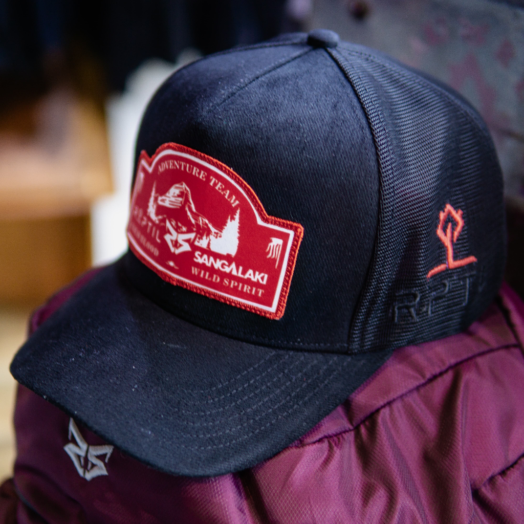 Topi SANGALAKI X REPTIL Bunglon Trucker Hat