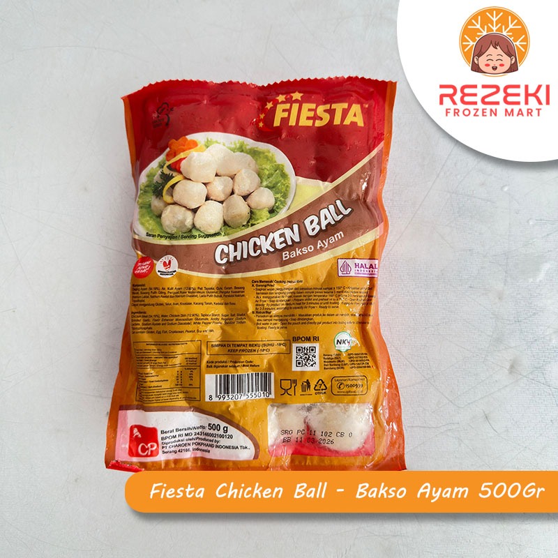 

Fiesta Chicken Ball 500 Gr | Bakso Ayam | Frozen Food Murah