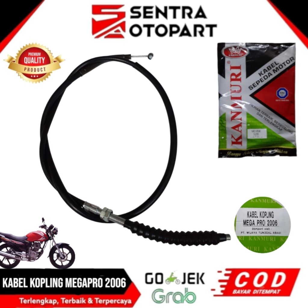 Kabel tali kopling Megapro 2006 Megapro Primus kanmuri