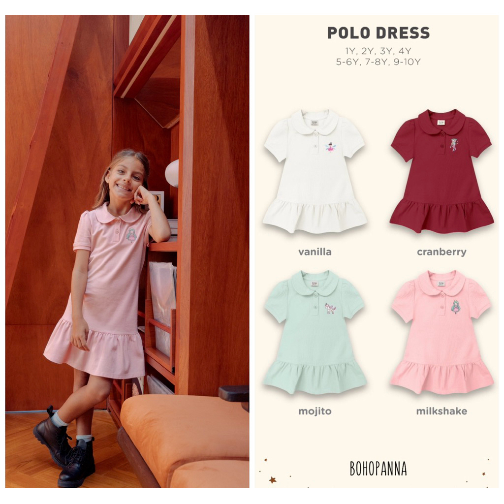 Makassar Bohopanna Polo Dress | Dress Anak