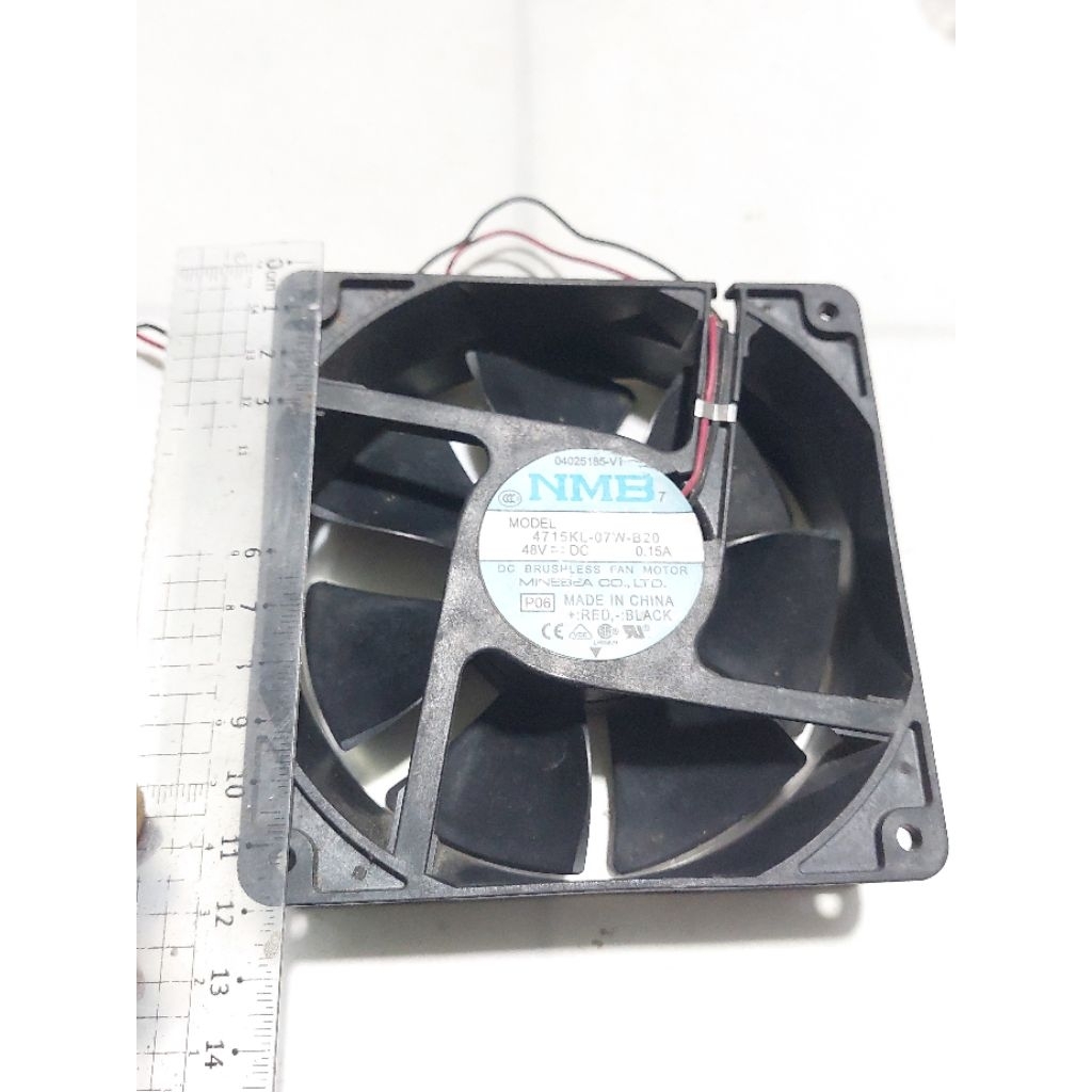 KIPAS FAN DC-KIPAS PENDINGIN 48V-12CM X 12CM-TEBAL 3,5CM-ORIGINAL