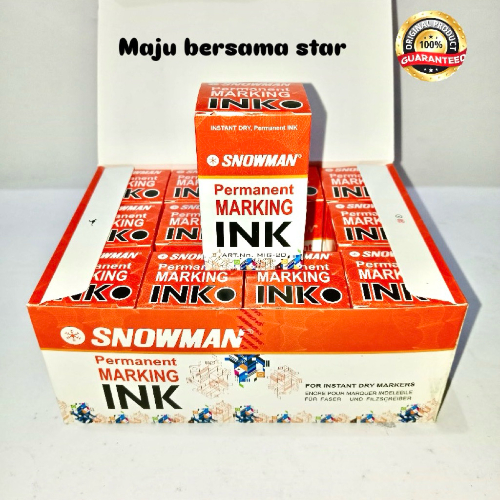 

Refill isi ulang spidol snowman isi 12 pcs