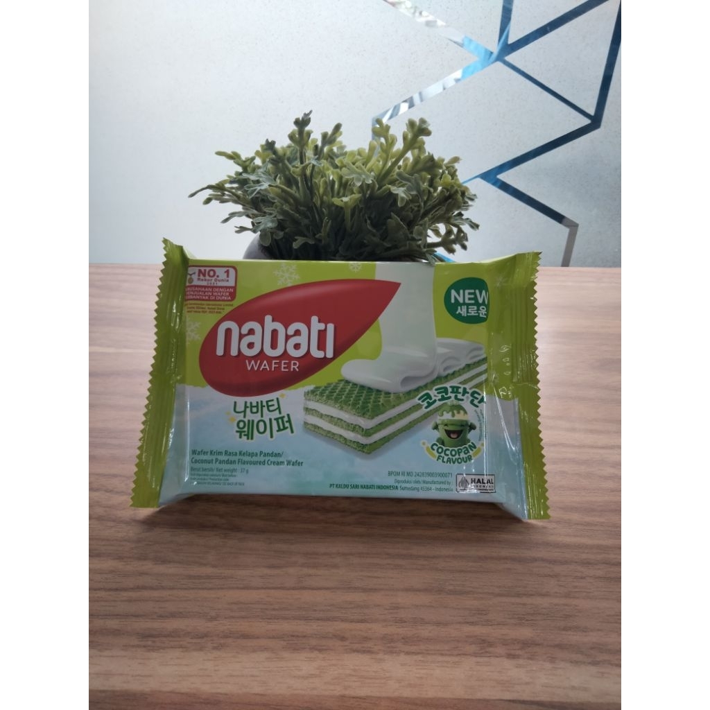 

nabati wafer cocopandan flavour 37g