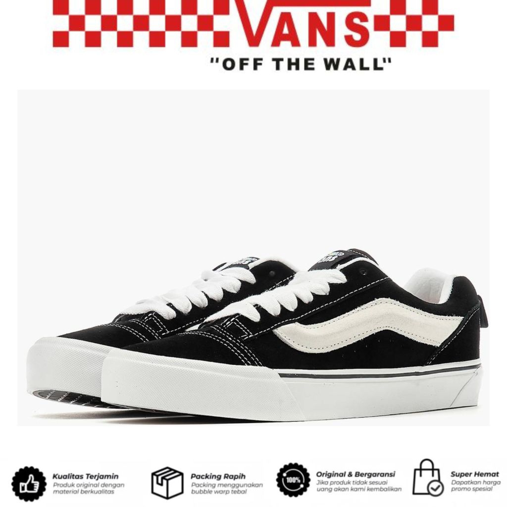Sepatu Vans Vault X Imran Potato Knu Skool VR3 LX Black White