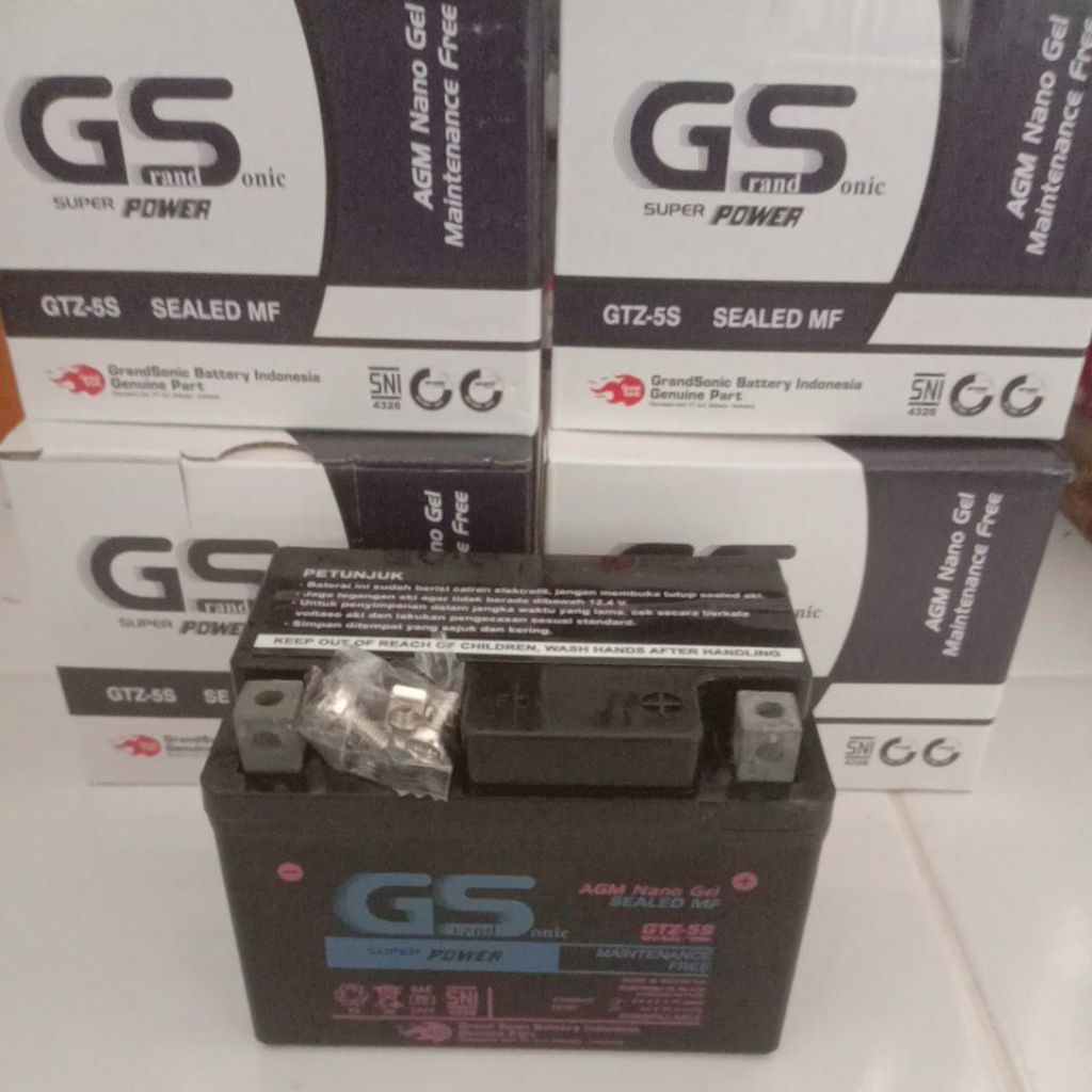 aki motor GS pas untuk berbagai jenis motor, beat Supra dll