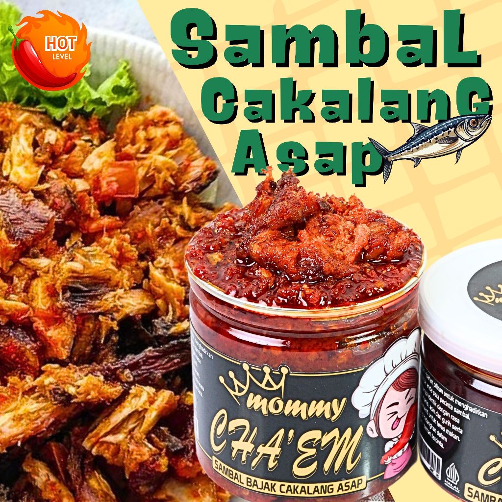 

Sambal Cakalang Asap Sambel Bajak Pedas Manis Ikan Cakalang Smokie Smoke Cabai Cabe Original Fresh Halal Praktis / 130gram Berat 200gr 1kg / Sambal Mommy Cha'em