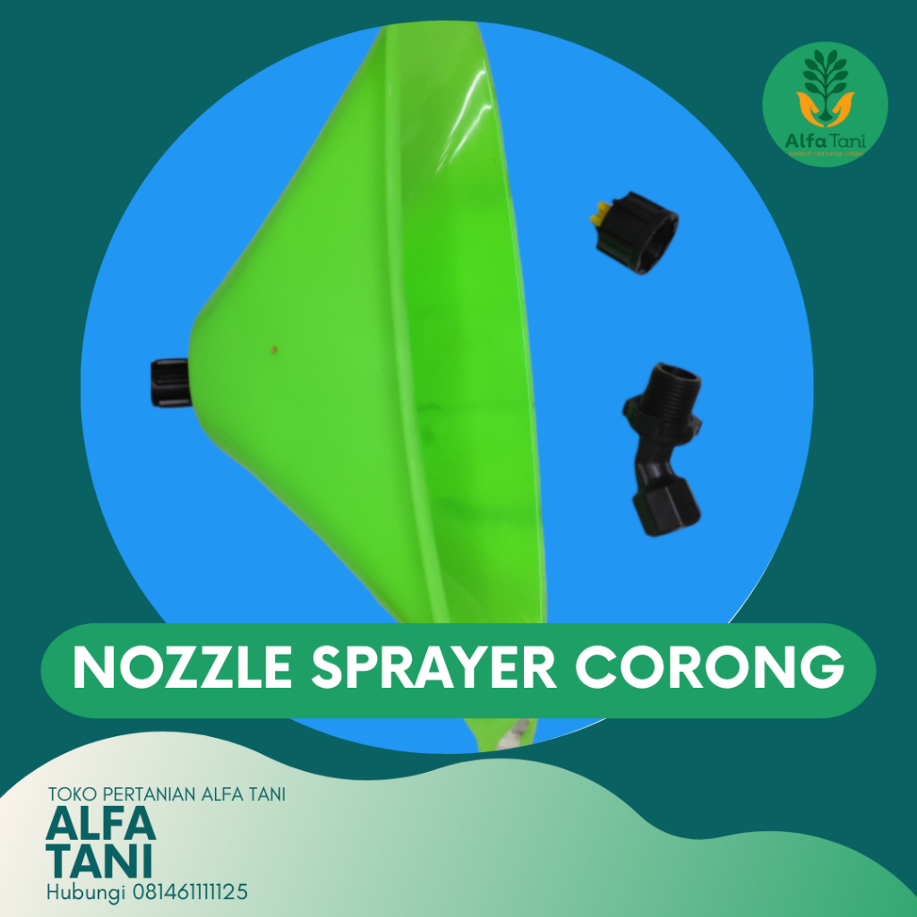 Nozzle Sprayer Corong Anti Angin Mode Kabut Kipas Mantab Besar