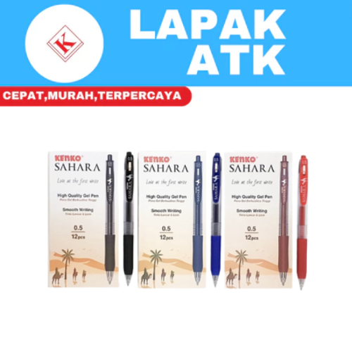

PROMO Pen Gel Kenko Sahara 0.5 MIRIP SARASA (1PCS)