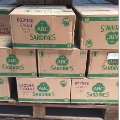 

1 KARTON SARDEN ABC UKURAN 155 ISI 60PCS