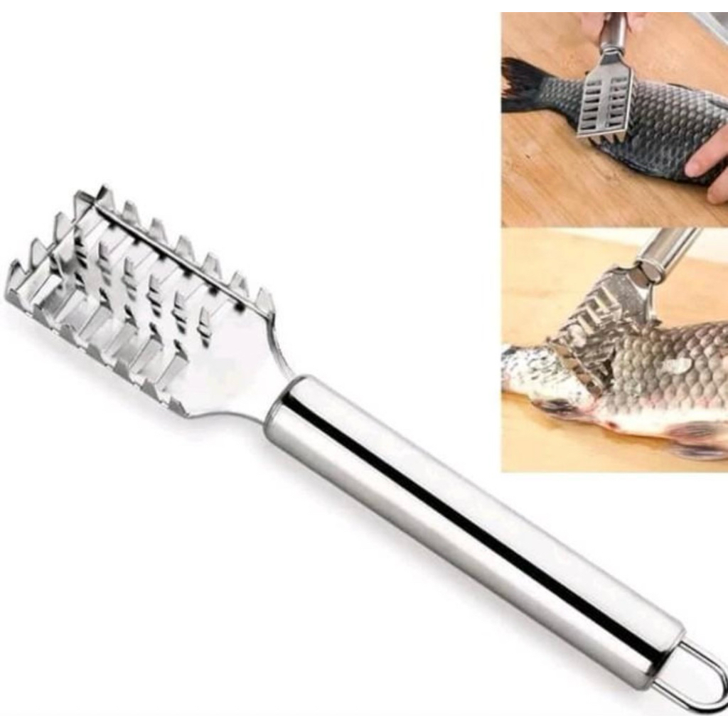 Pembersih Sisik ikan stainless steel / kerokan sisik ikan