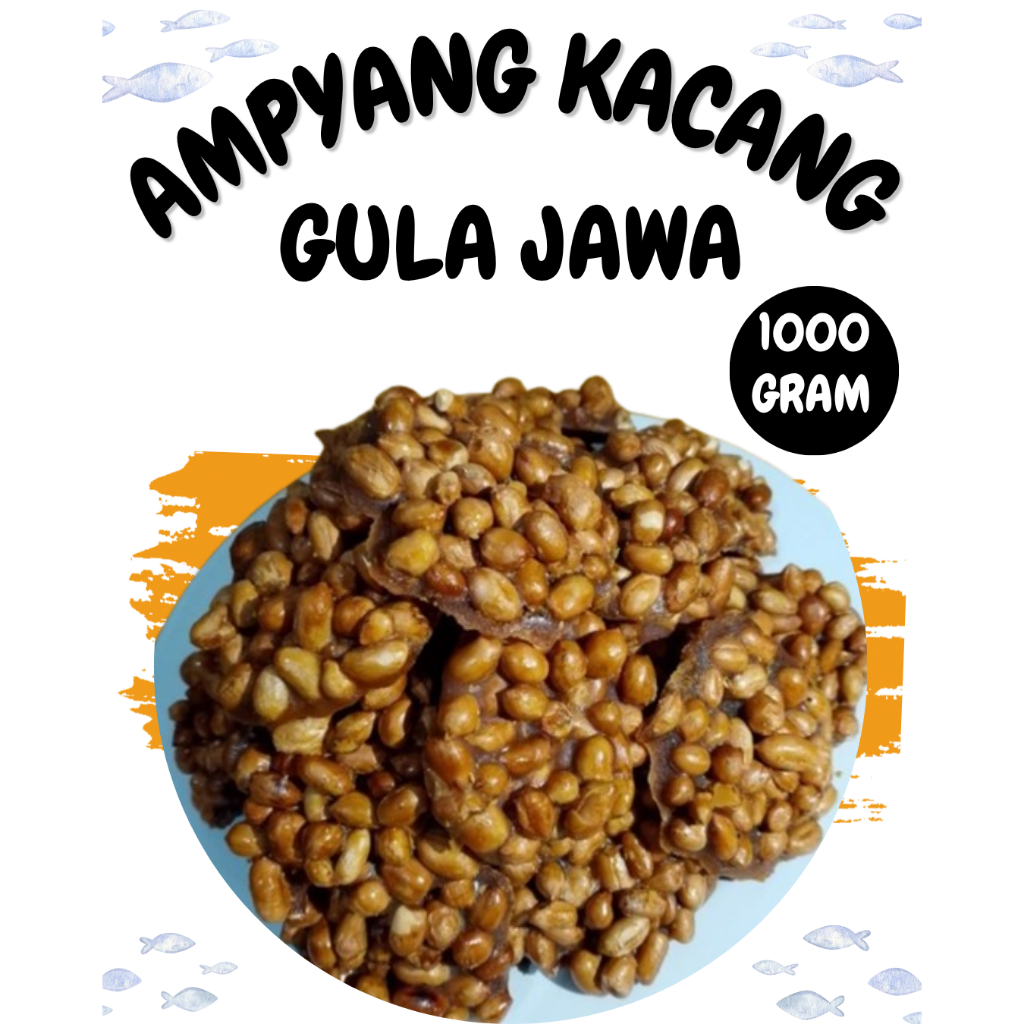 

Ampyang Kacang Gula Jawa / Gula Kacang / Ting Ting Kacang Gula Jawa 1000 gram