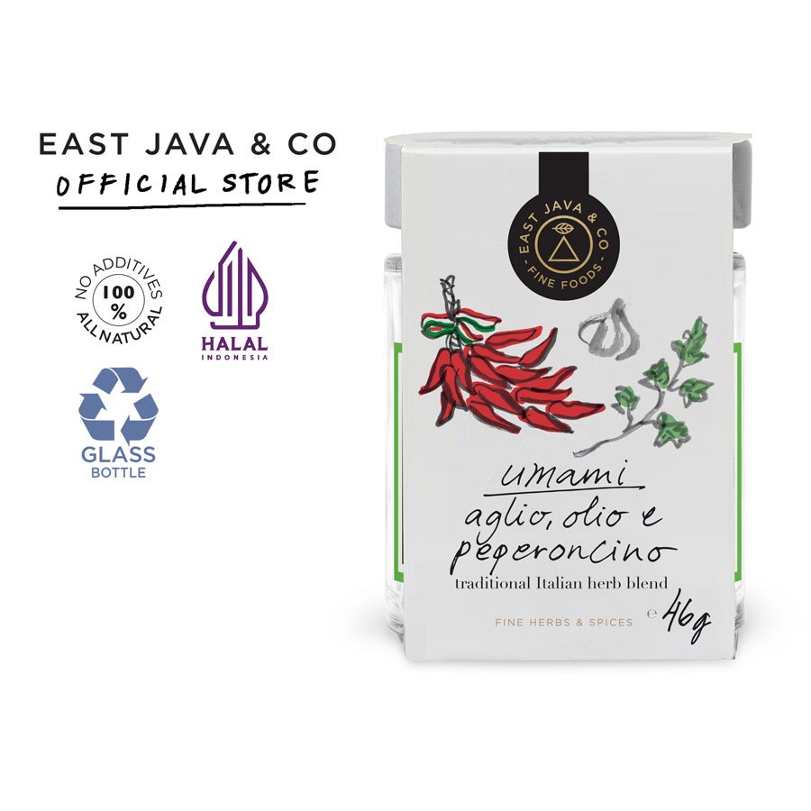

East Java & Co Umami Aglio Olio E Peperoncino - 46g (Bumbu Bawang dan Cabai)