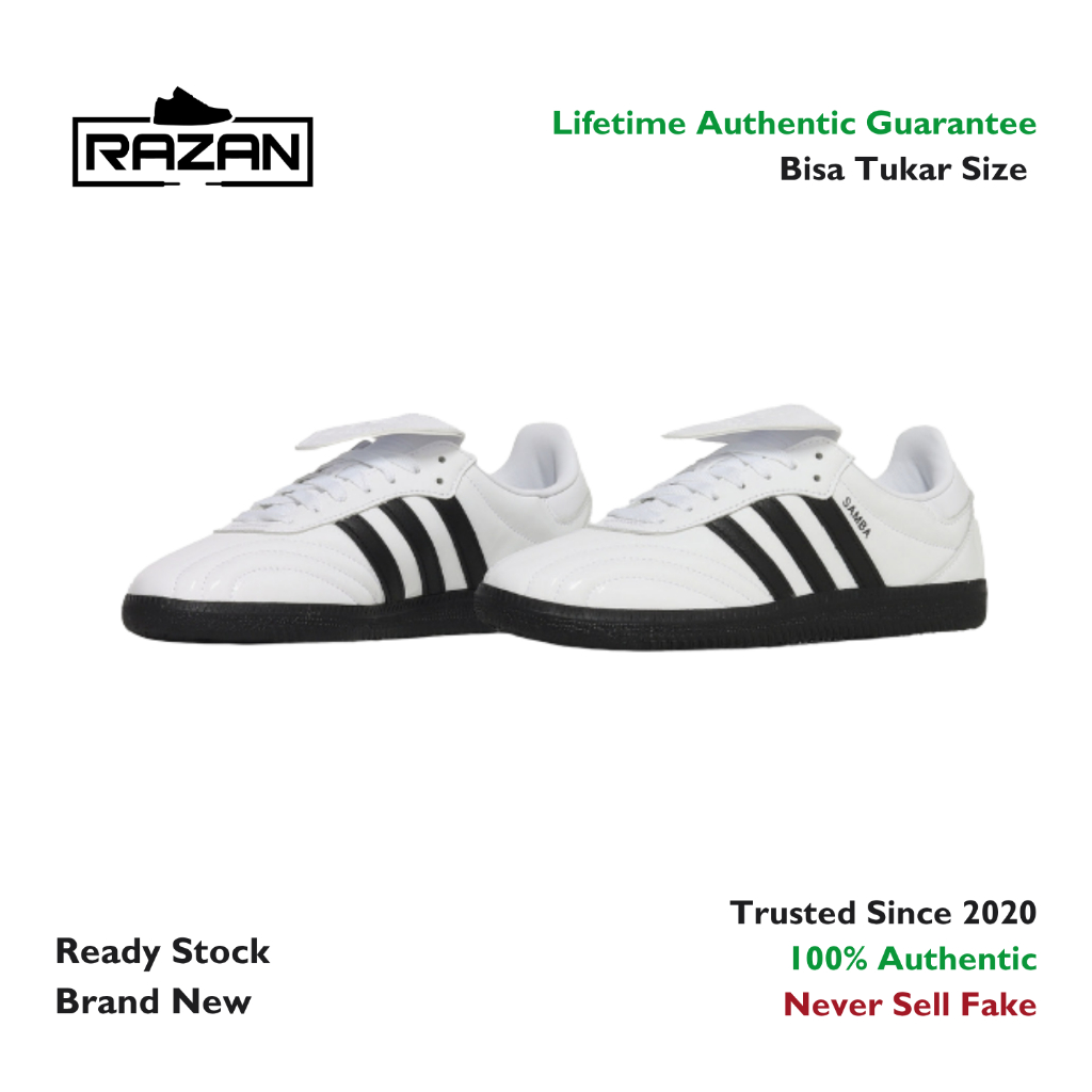 Adidas Samba LT Cloud White Patent Leather 100% Authentic Original