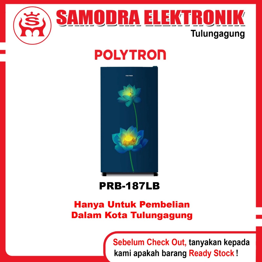 Kulkas POLYTRON PRB-187LB | Kulkas 1 Pintu Polytron 180 Liter