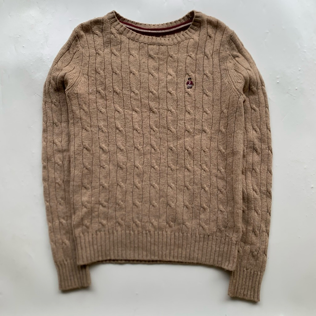 Cable knite Teenie weenie women brown