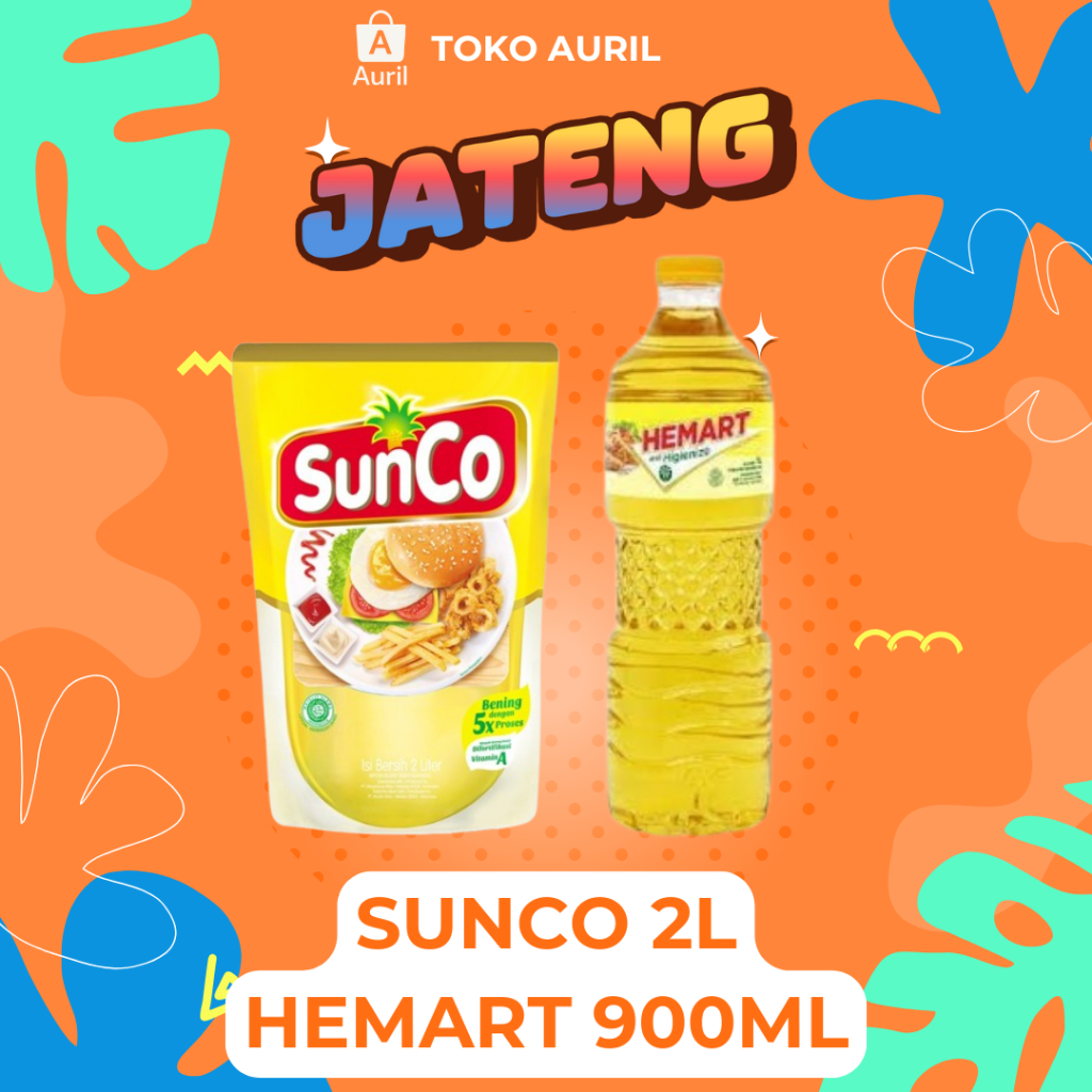 

[ JATENG ] MINYAK SUNCO 2L HEMART (INSTAN/KARGO)