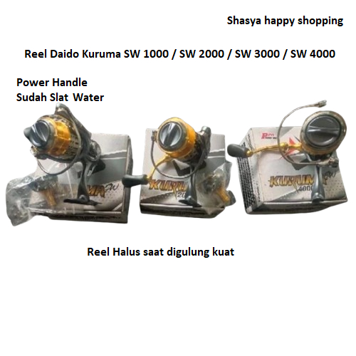 Reel Daido Kuruma SW 1000 / SW 2000 / SW 3000 / SW 4000