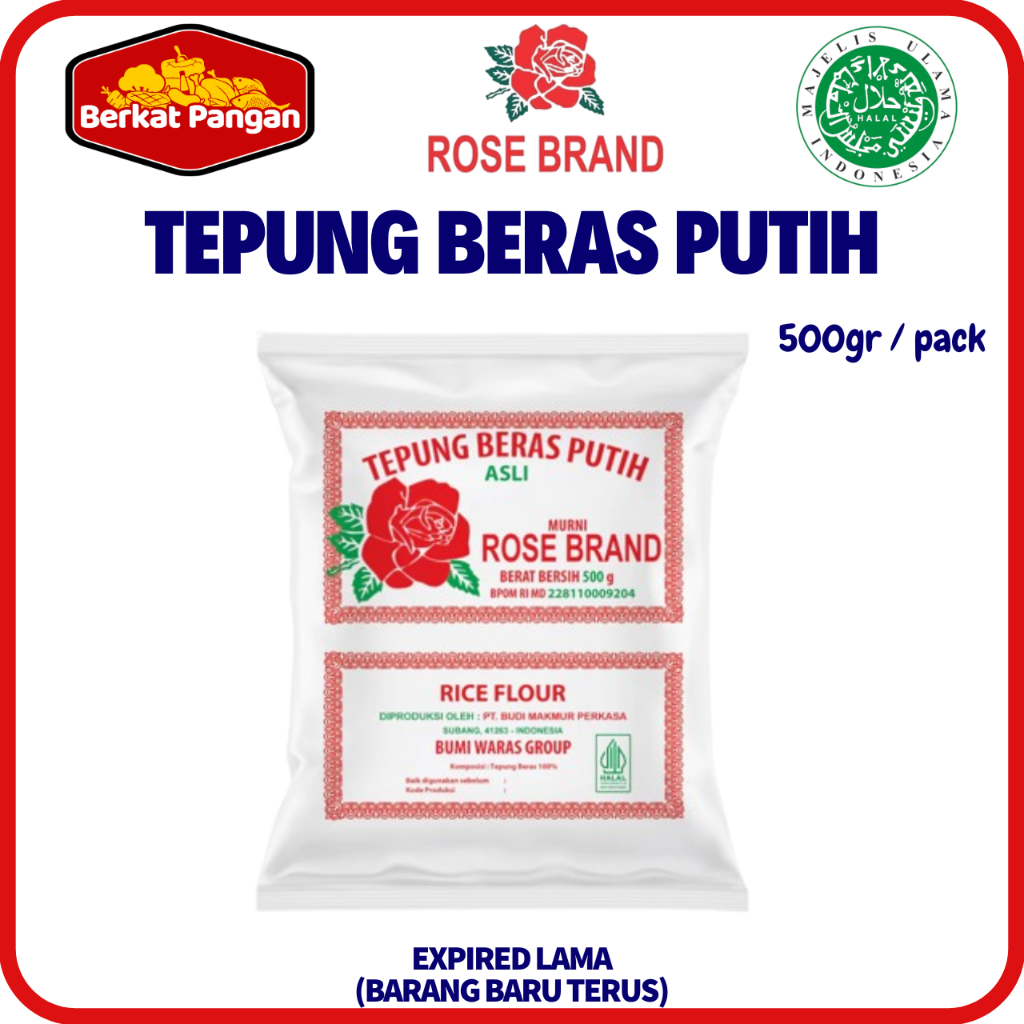 

Rose Brand Tepung Beras 500gr