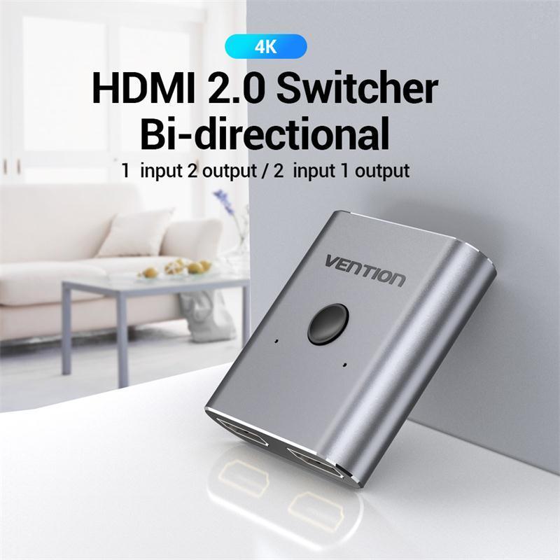 Vention 2-Port HDMI Bi-Direction Switcher