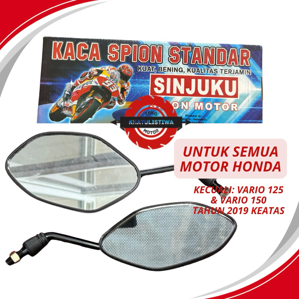 KACA SPION MOTOR HONDA KACA SPION SUPRA BEAT BLADE GENIO VERZA REVO SCOOPY KACA SPION MOTOR HONDA MU