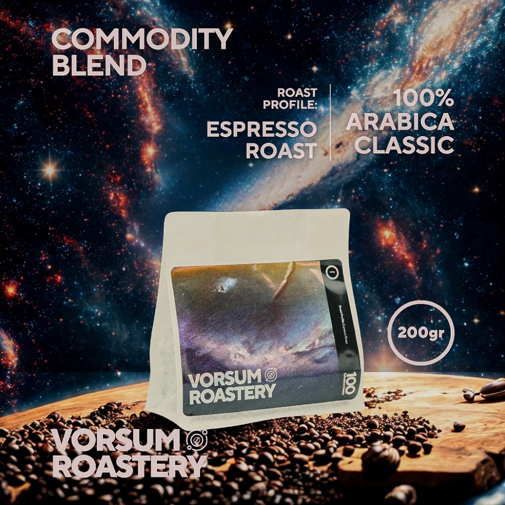 

Commodity blend 100% Arabica Classic - Espresso Roast Coffee 200gr, 500gr, 1kg, 5kg Vorsum Roastery