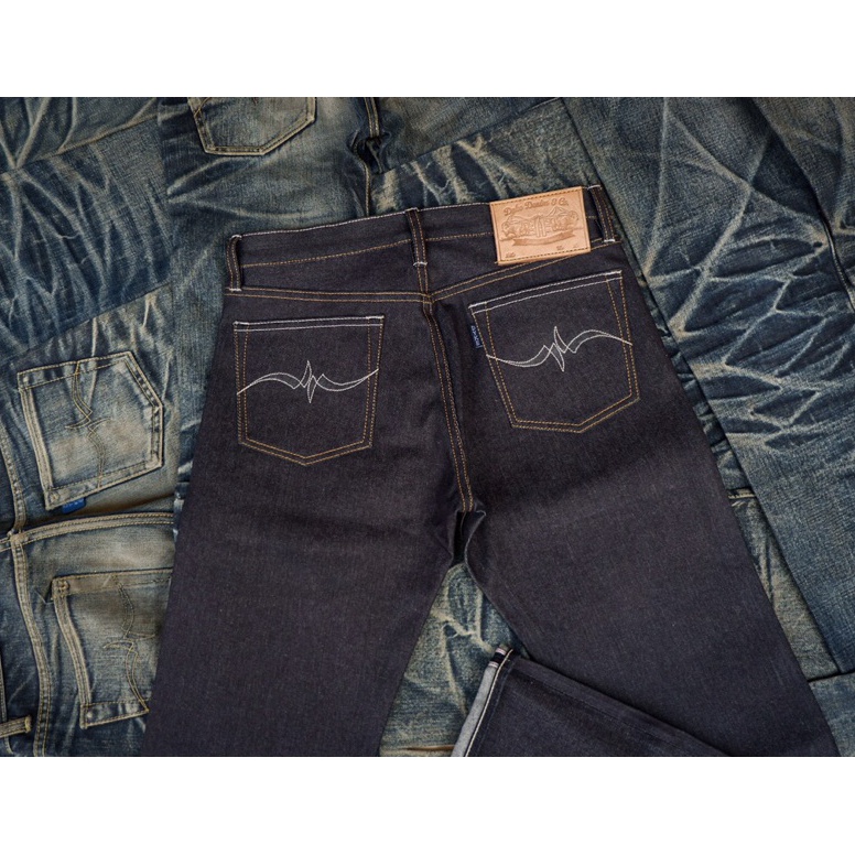 KODE V14R NC33Ax  16 Oz Raw Denim Fabric  Deep Indigo  SS