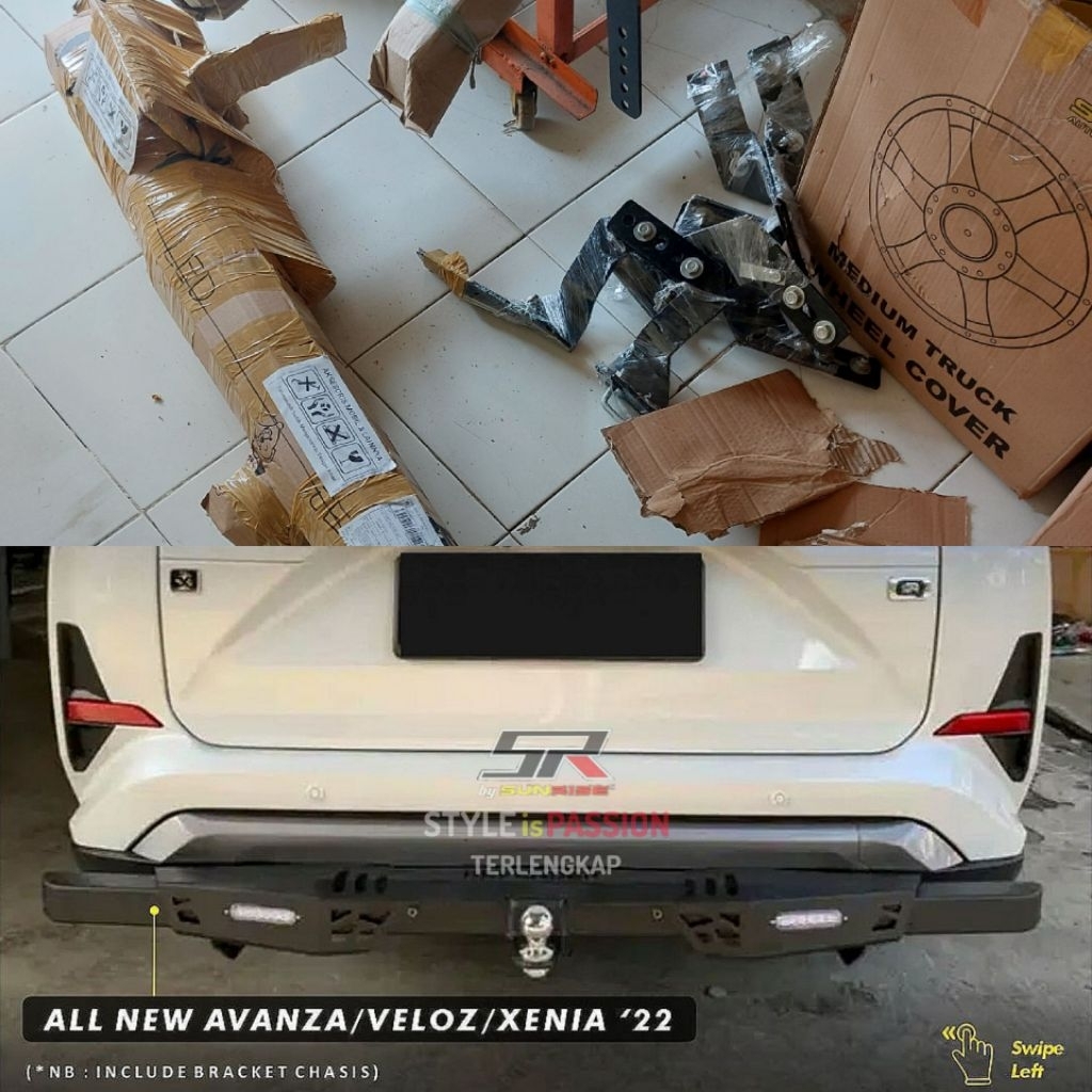 Bumper Defender Towing Rhino Avanza 2022 Veloz 2022-2023 Styleispassion