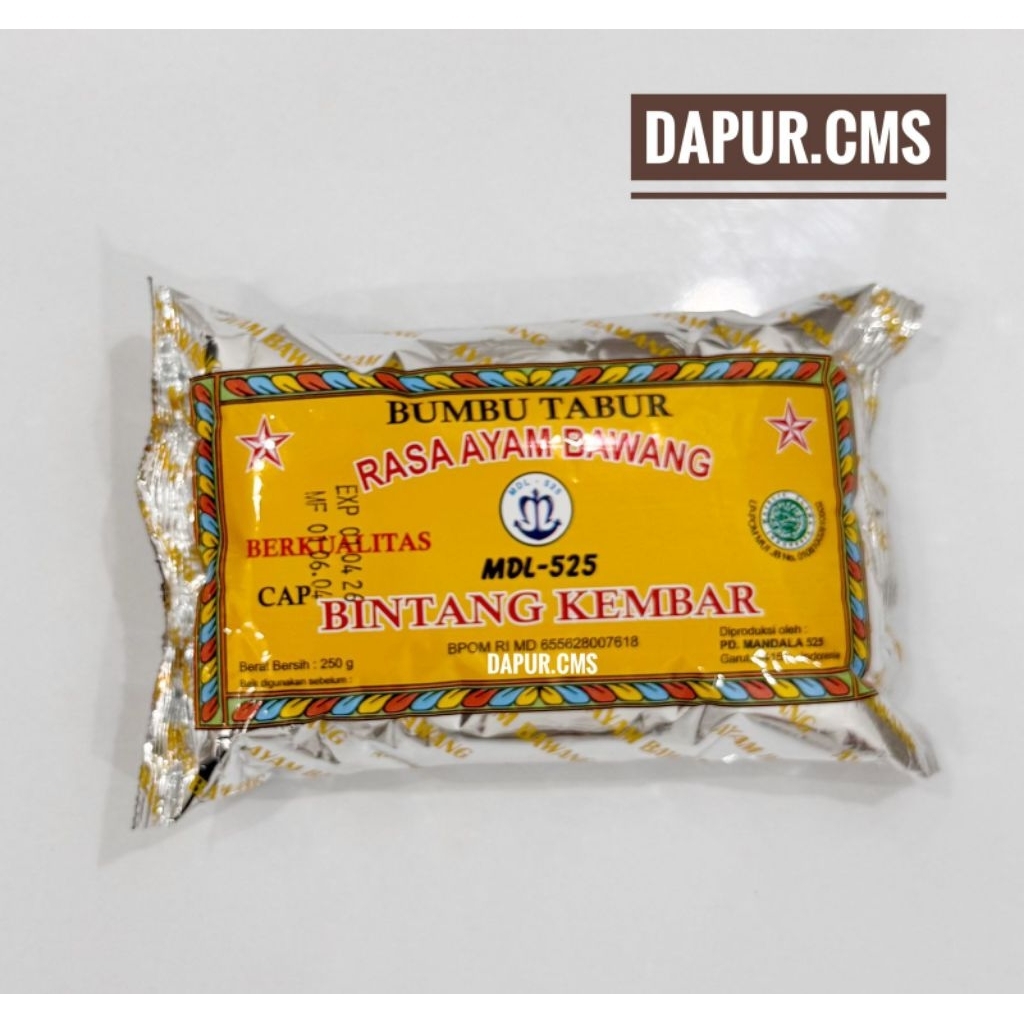 

BUMBU TABUR INSTAN / BUMBU ATOM BINTANG / BUMBU MASAKAN SERBA GUNA 250GR