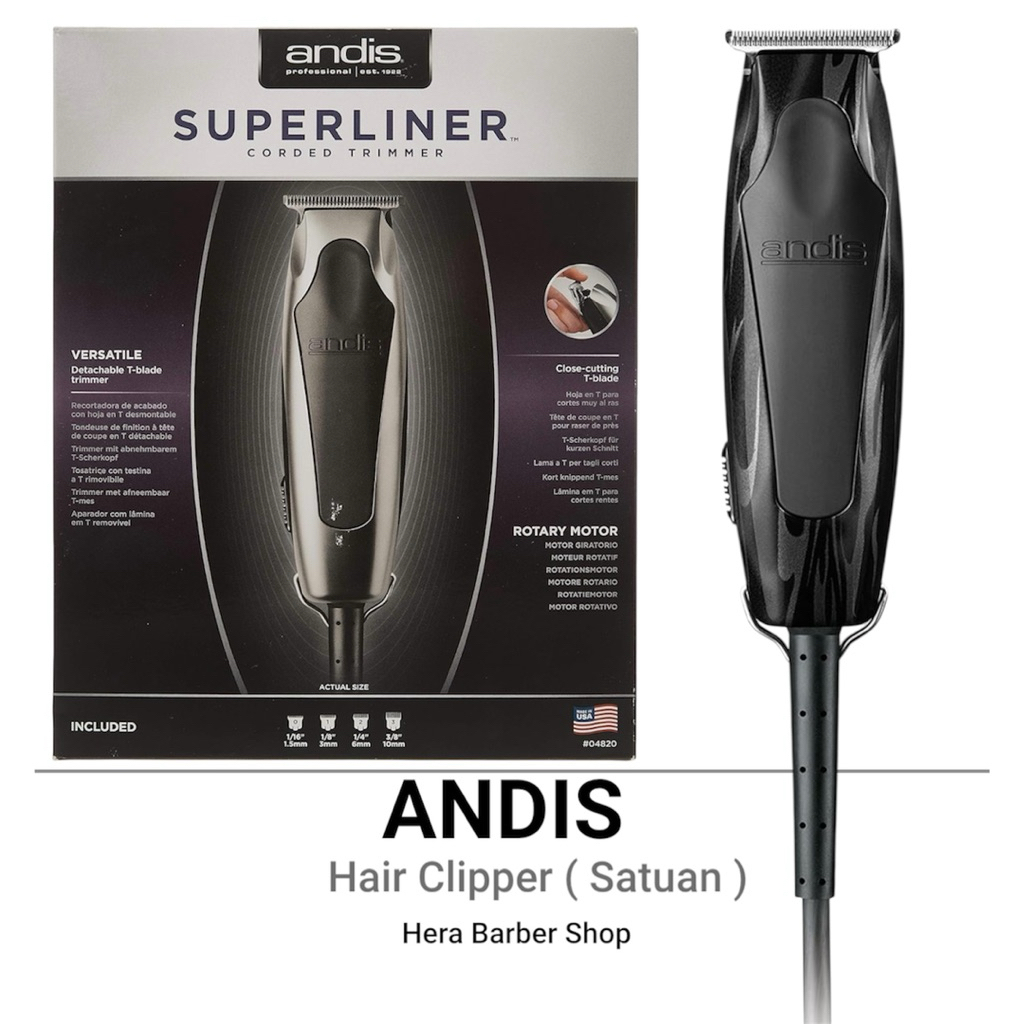 ANDIS Hair Clipper Andis Super Liner - 04840 ORIGINAL Mesin Cukur Rambut