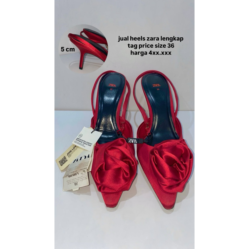 PRELOVED HEELS ZARA ORI (makassar)