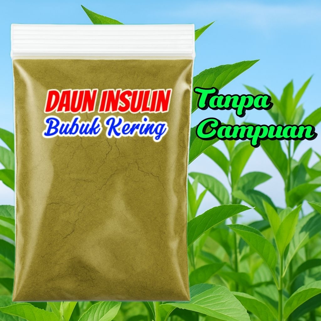 

Bubuk Daun Insulin Kering. Tanpa Campuran 10 gr.