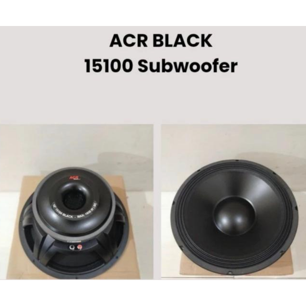 Speaker ACR 15 inch Subwoofer 15100 – ORIGINAL SINAR BAJA ELECTRIC