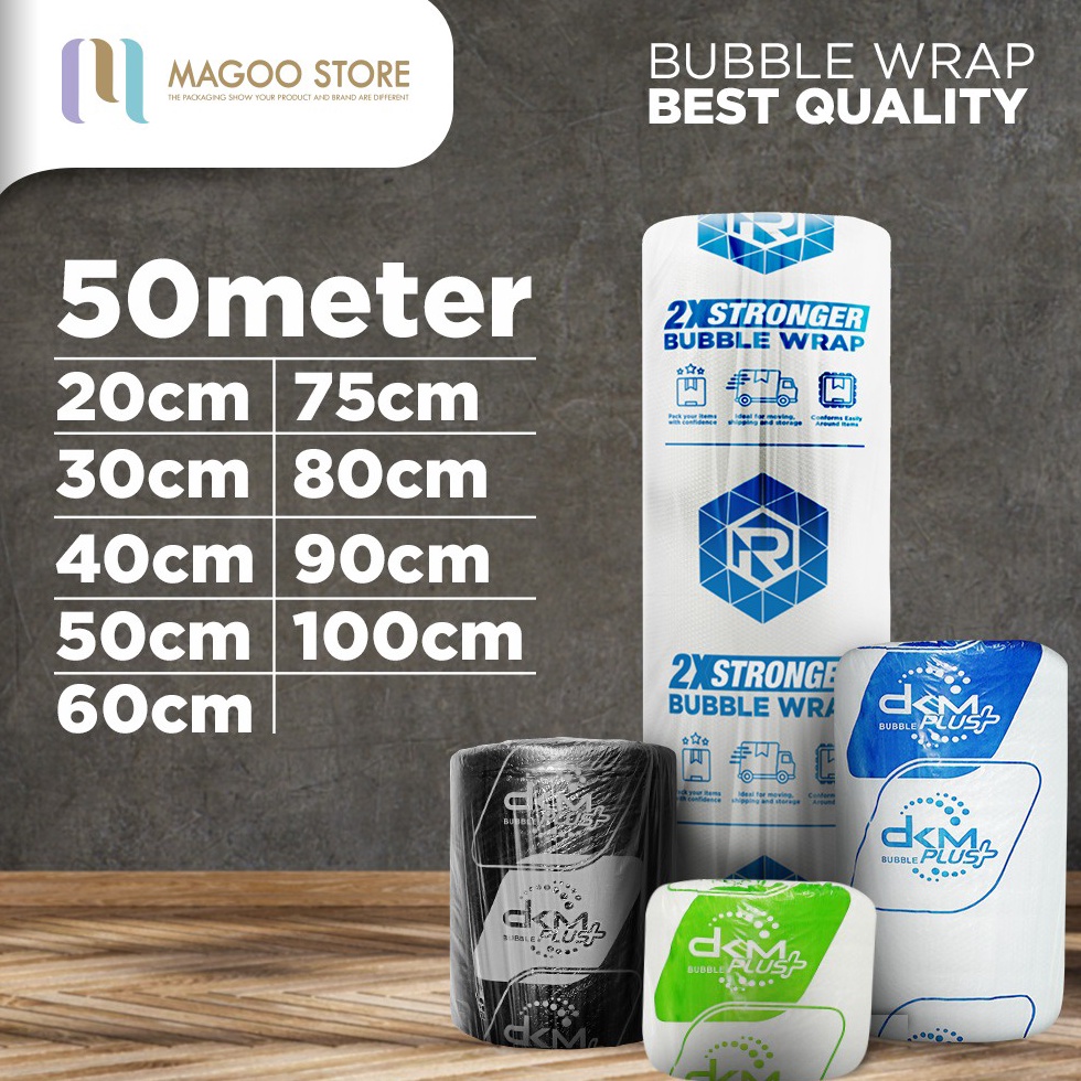 

KODE Q34Y Bubble Wrap Roll Premium Rusfet 5m Plastik Bubble Packing DKM PLUS