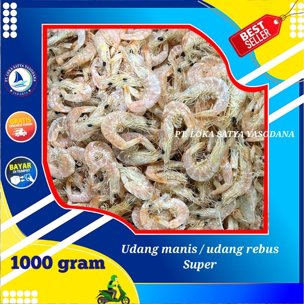 

udang manis super 1000gram / 1 kg