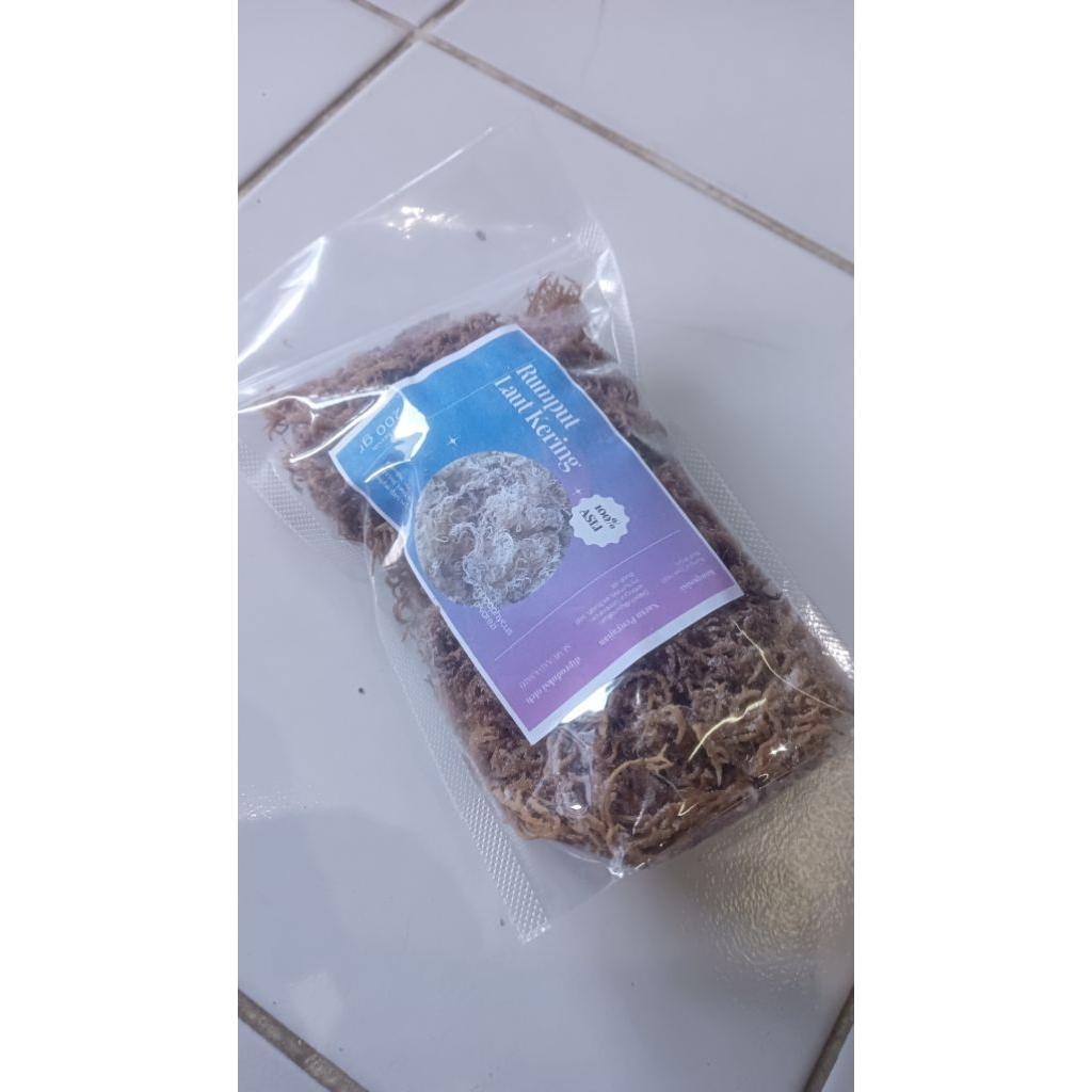 

Rumput laut kappaphycus alvarezi kering 200gr
