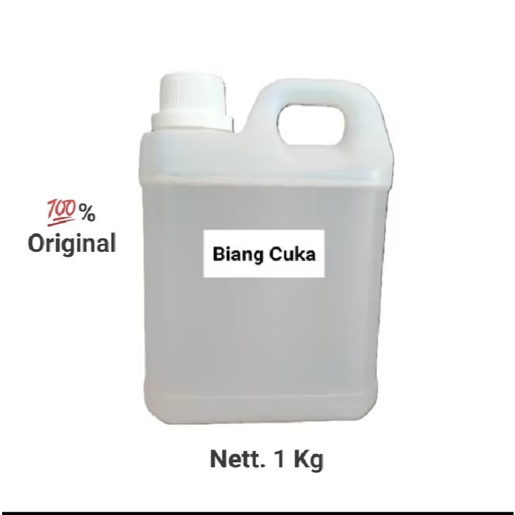 

Biang cuka food grade 1 kg / Cuka murni / acetic aciid 99% / Cuka dapur