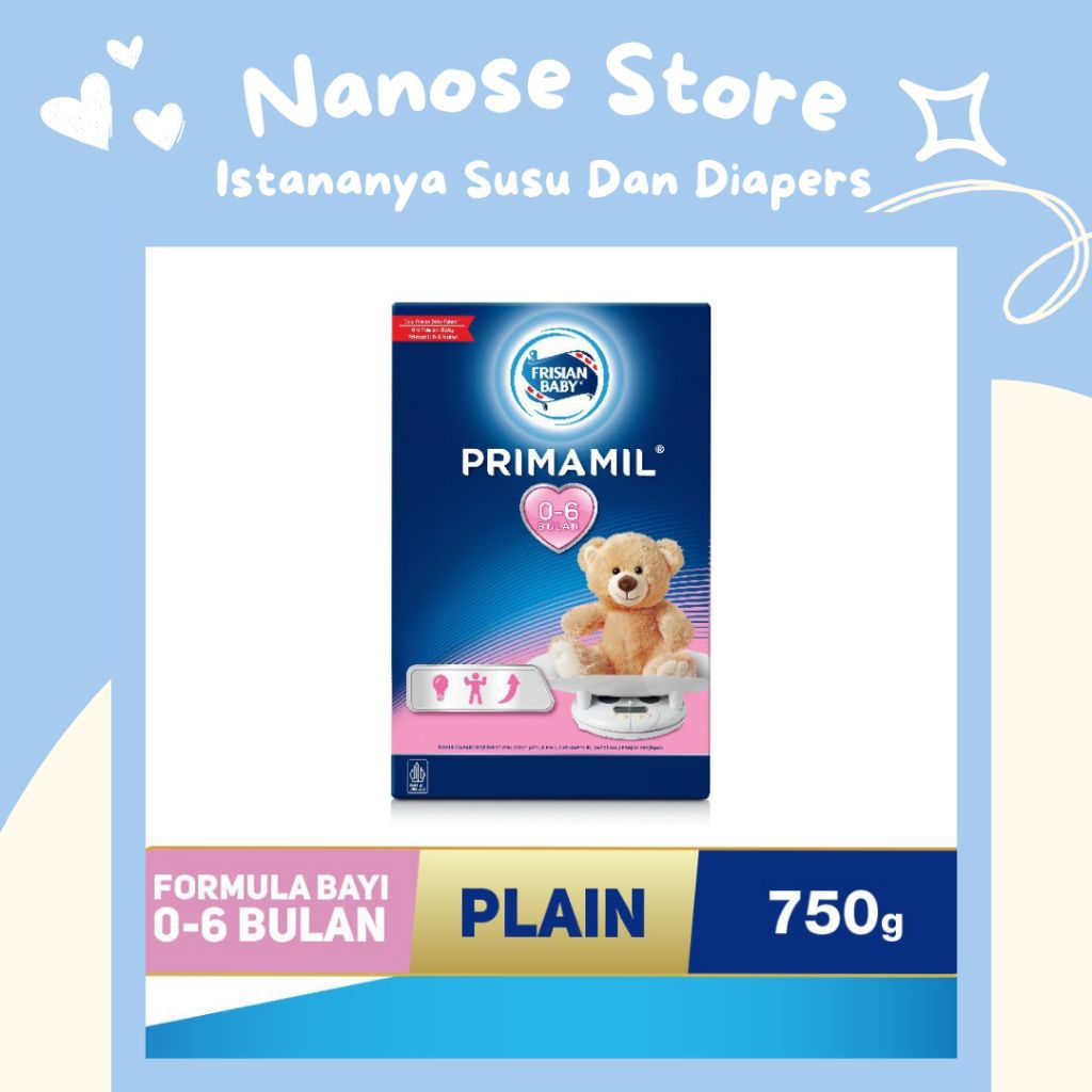 Frisian Flag Primamil 0-6 Bulan 750 Gram | Susu Formula Primamil Nutrisi Tepat untuk Si Kecil