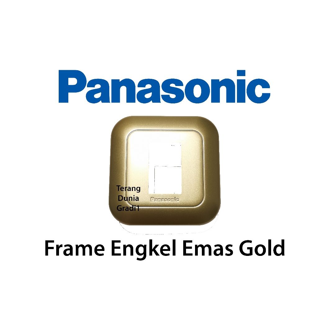 Frame Gold Panasonic Frame Emas Panasonic Frame Saklar Emas Panasonic Frame Emas Frame Saklar Gold P