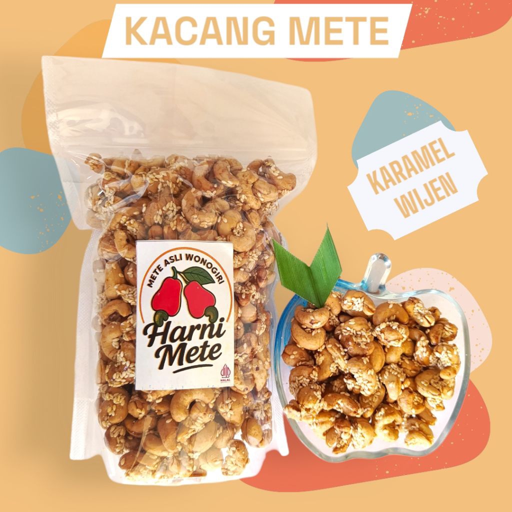 

(CARAMEL WIJEN) KACANG METE ASLI WONOGIRI | KACANG METE KARAMEL WIJEN | KACANG METE | KACANG MEDE