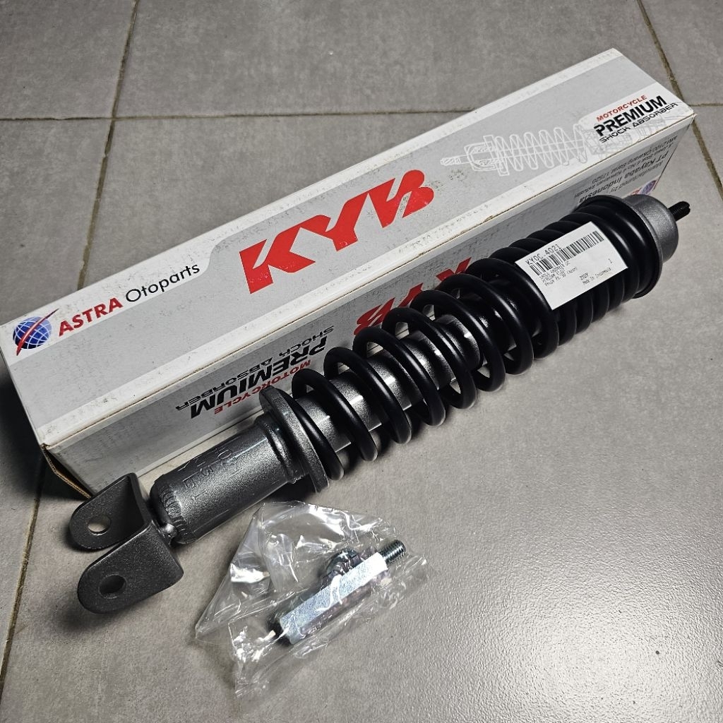 Shockbreaker Shock Belakang Vespa Shock KYB Premium 4021 Per Cembung Vespa Super Sprint Px Pts Vbb