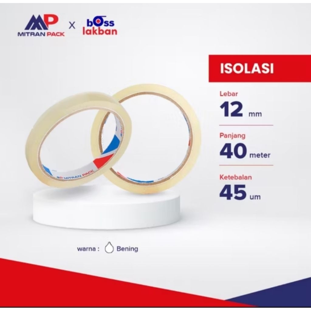 

SOLATIP/LAKBAN BENING 12 Mm x45 yard