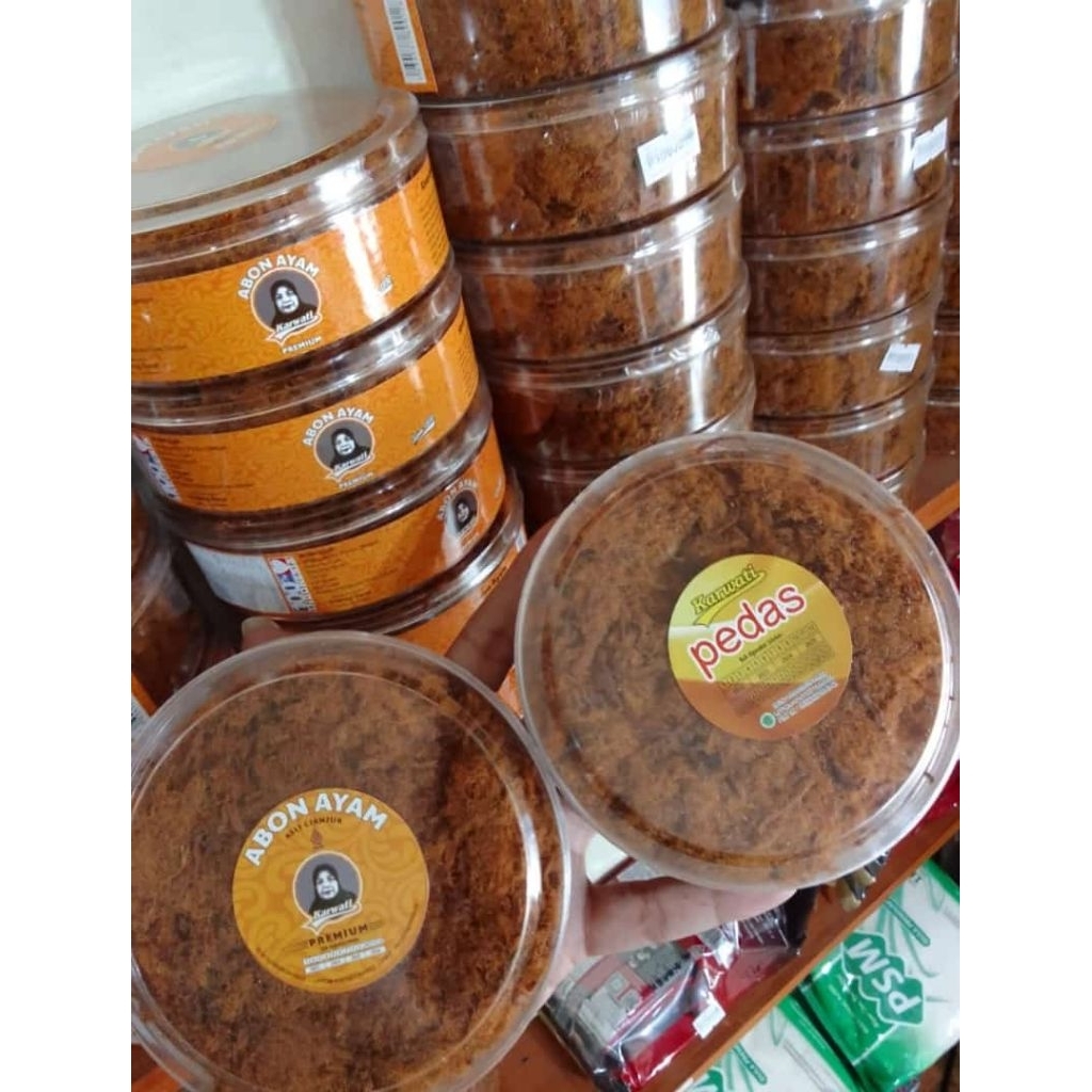 

Abon Ayam Karwati Original dan Pedas 150gr