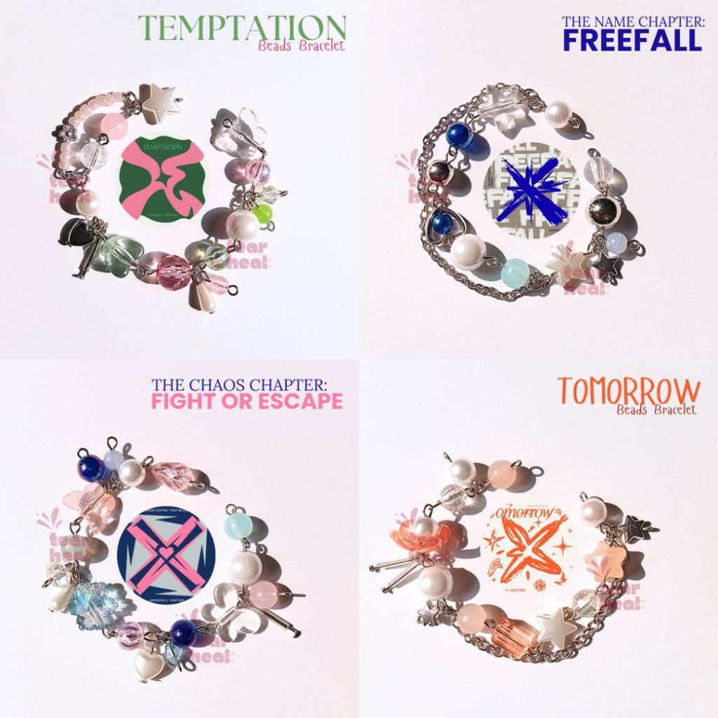TXT BEADS BRACELETS || GELANG MANIK INSPIRED BY TXT ALBUM COVER || GELANG KPOP LUCU BY TEAR N HEAL
