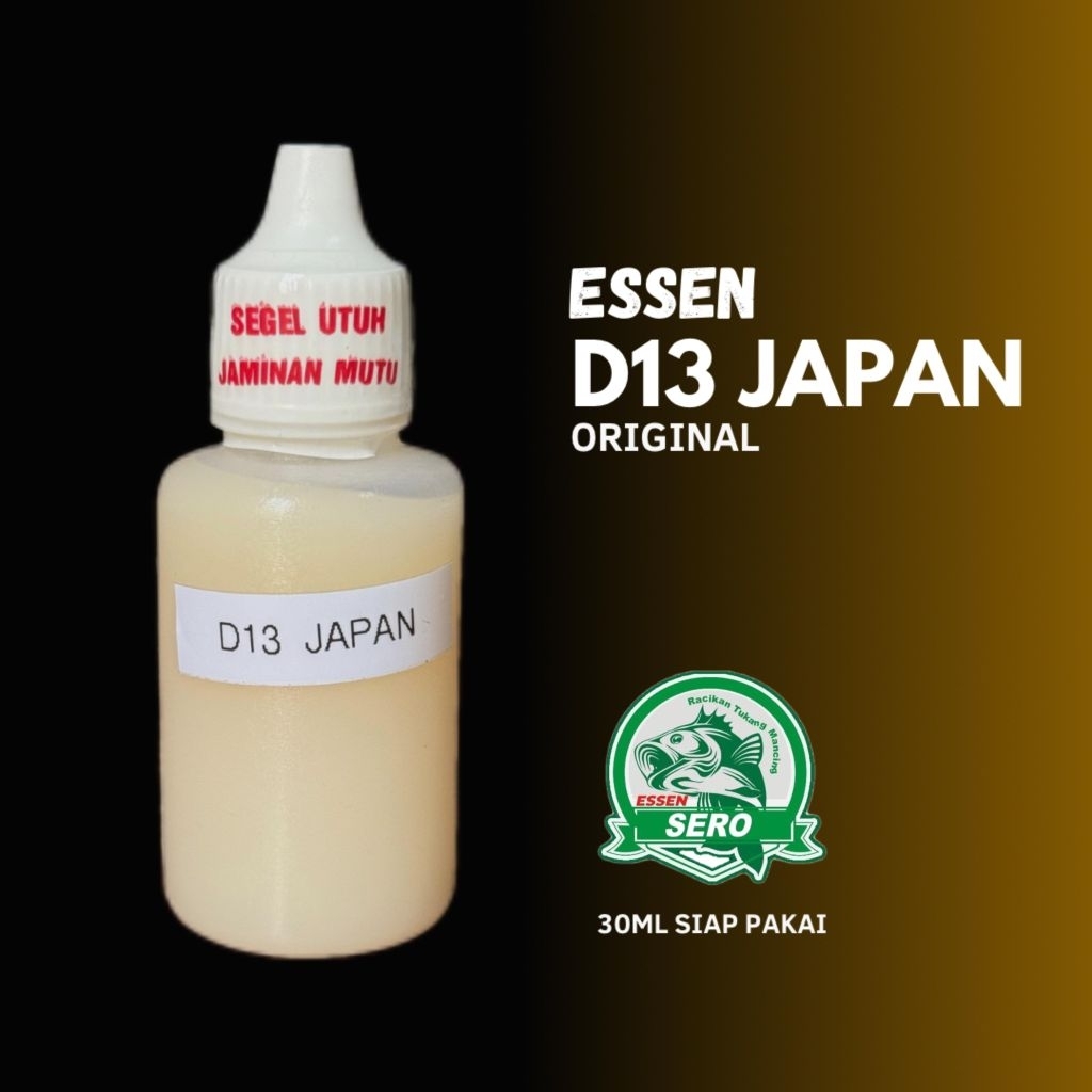 Essen D13 Made in Japan/Essen D13 30ML Tanpa Campuran/Essen Sero Original
