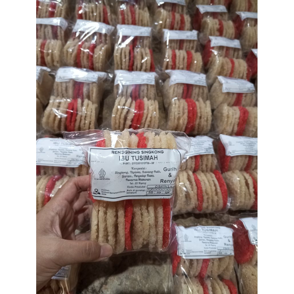 

Renggining Singkong/Ampyang Budin/pathilo Mentah isi 20 pcs