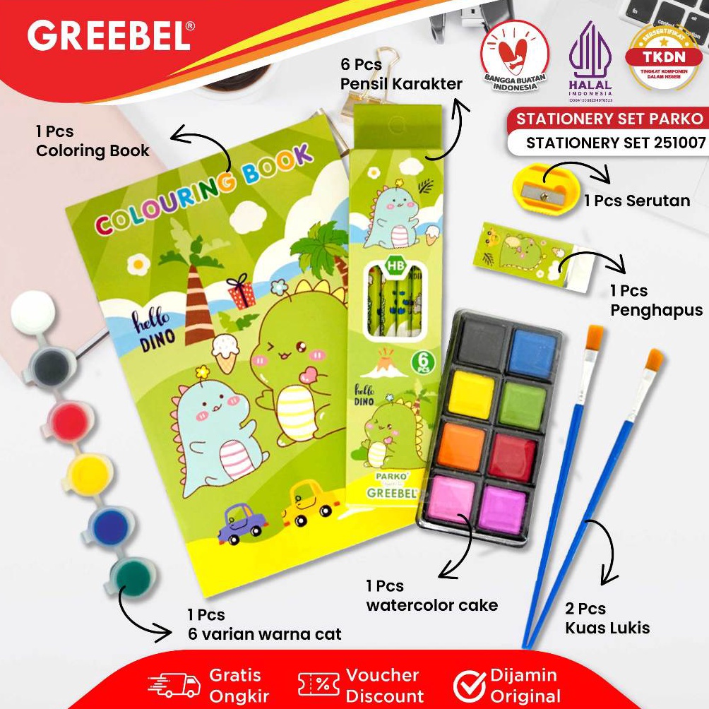 

KODE P23W PARKO Paket Hemat Lengkap Melukis DIY Painting Set For Kids 2517 Painting Kit Hadiah Hampers Ulang Tahun