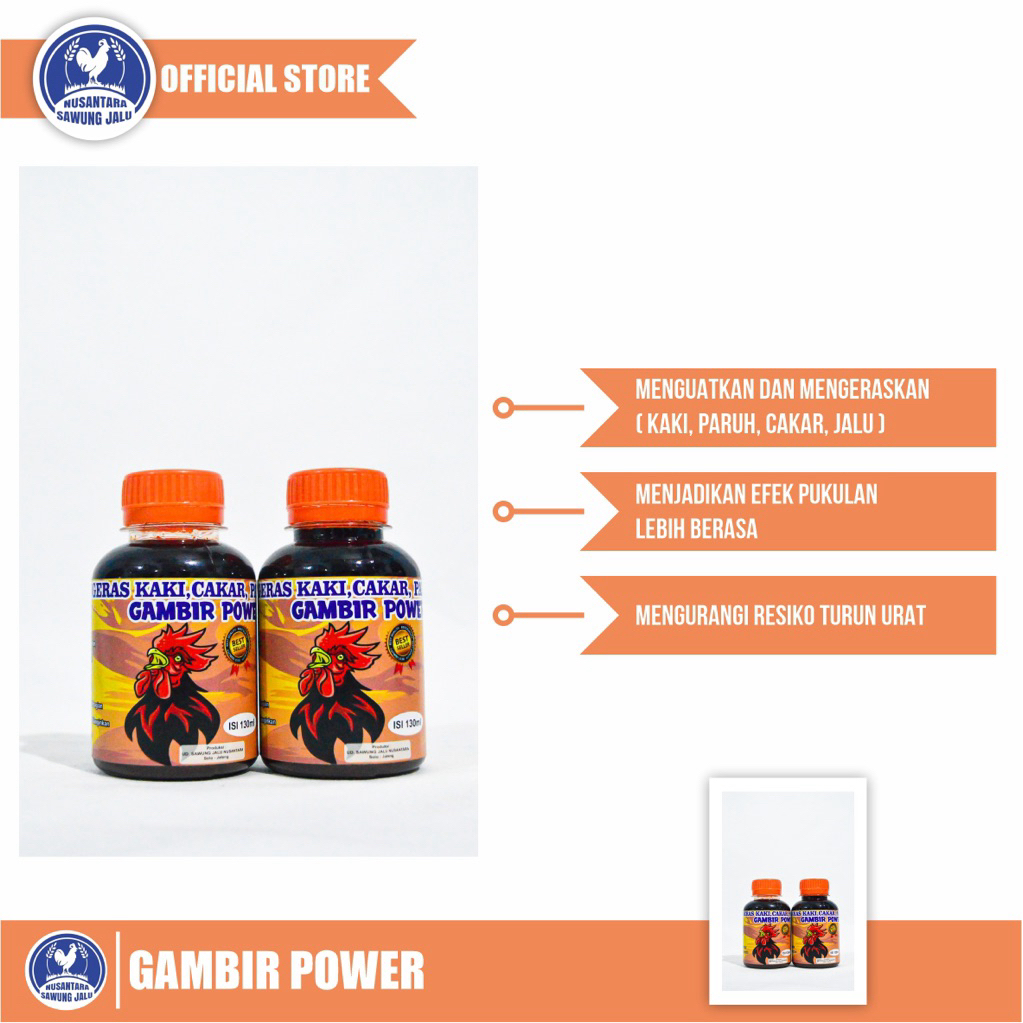 Getah Gambir power original ayam