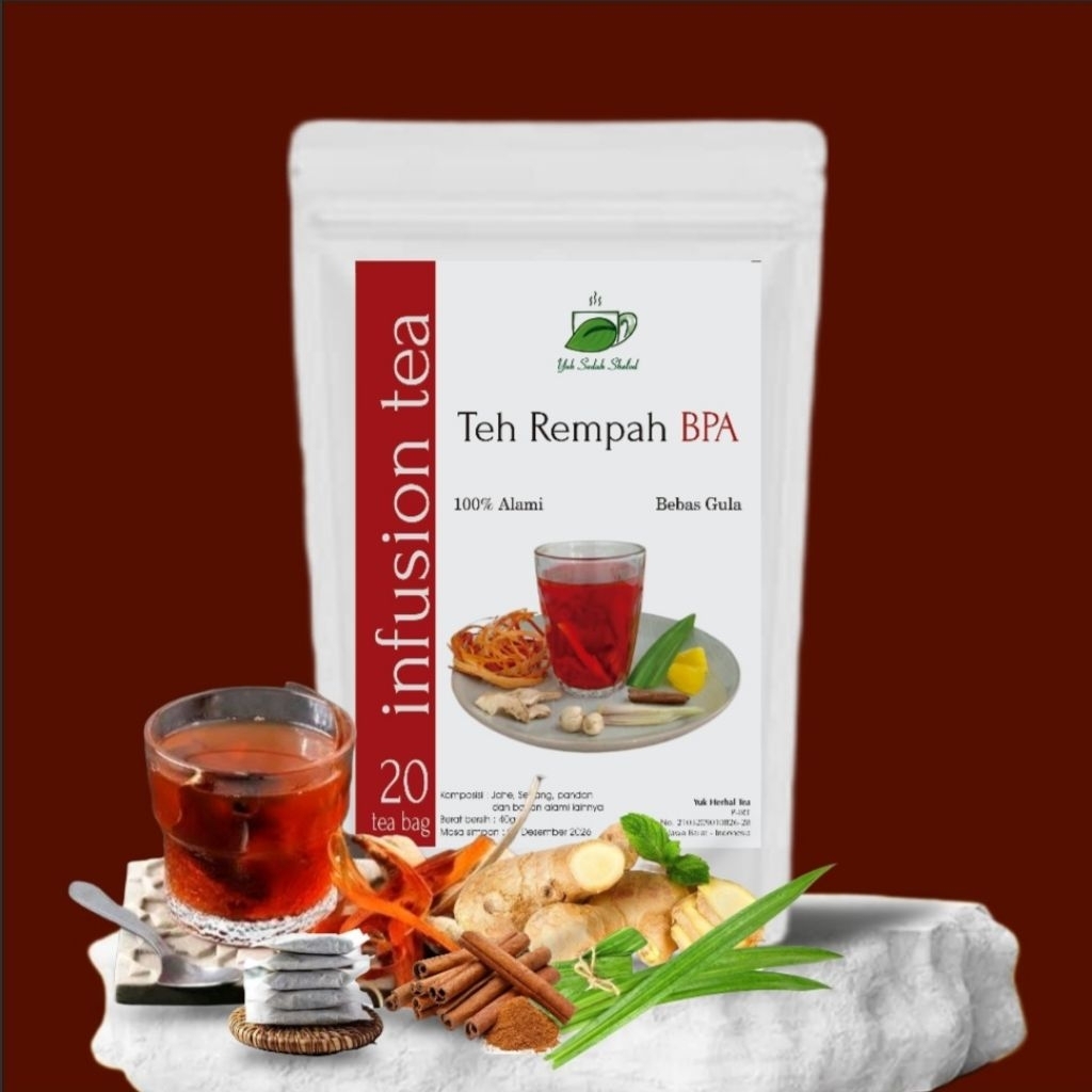 

teh Rempah BPA (Batuk, Pilek, Asma) isi 20 tea bag *Yuk seduh