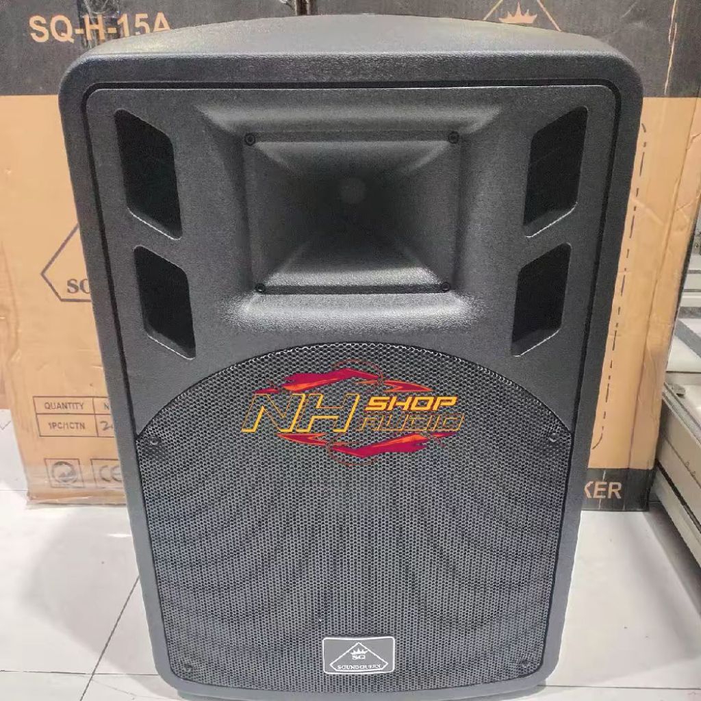 SPEAKER AKTIF SOUNDQUEEN SQ-H-15A ORIGINAL 15inchi 2way 350watt speaker aktif monitor floor garansi 